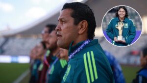 Gamero felicita a Valentina Murrieta por sus atajadas ante Brasil y celebra su Guante de Oro