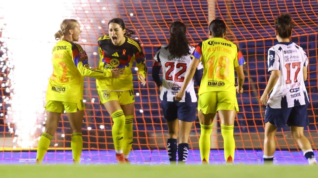 Las Águilas vuelan alto: América Femenil elimina a Rayadas con goleada histórica