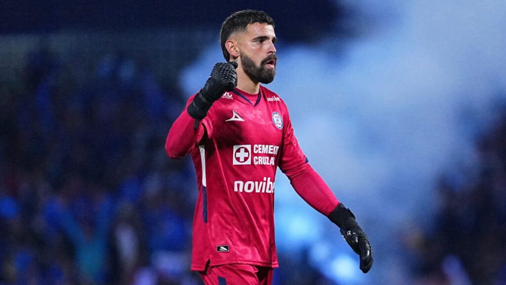 Andrés Gudiño, portero de Cruz Azul