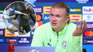 Haaland rechaza las comparaciones con Messi y Cristiano Ronaldo