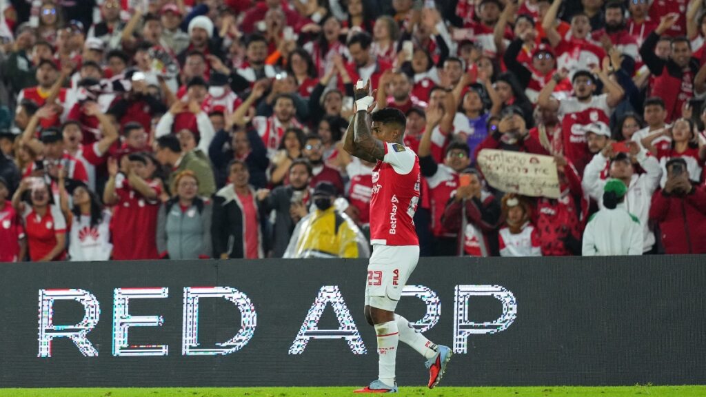 Harold Santiago Mosquera, jugador de Santa Fe.