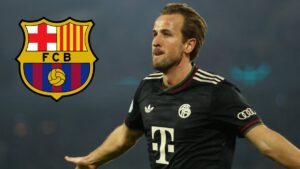 Harry Kane, en la mira del Barcelona ante la posible salida de Lewandowski