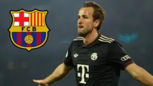 Harry Kane, en la mira del Barcelona ante la posible salida de Lewandowski