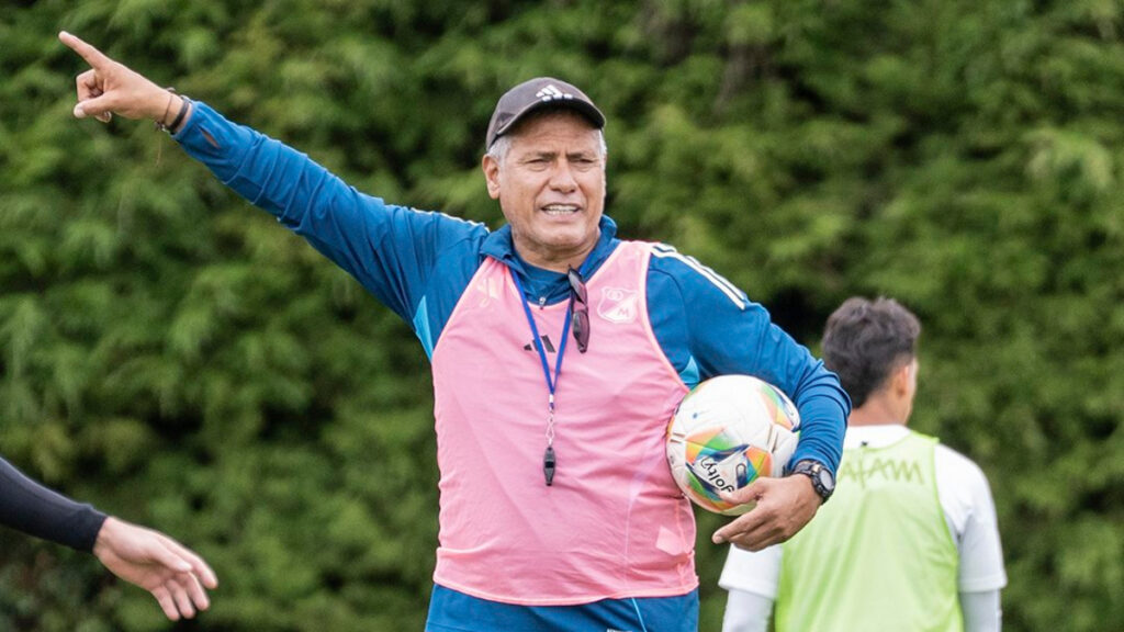 Hernán Torres, en un entrenamiento. - Millonarios FC.