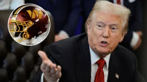 Trump quiere que el nuevo estadio de los Commanders lleve su nombre