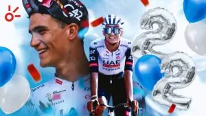 Isaac del Toro celebra 22 años y una temporada histórica en el ciclismo