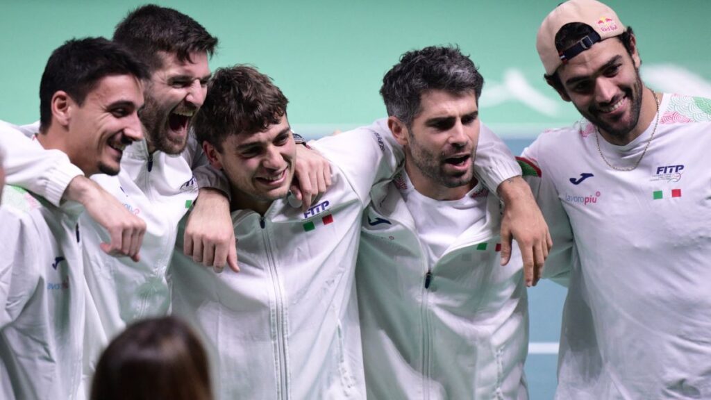 Italia vence a Bélgica en las semifinales de la Copa Davis