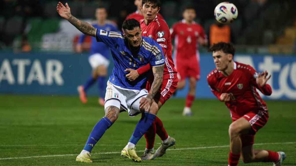 Italia vence a Moldavia en las eliminatorias