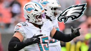 Philadelphia refuerza su defensiva con la llegada de Jaelan Phillips desde Miami