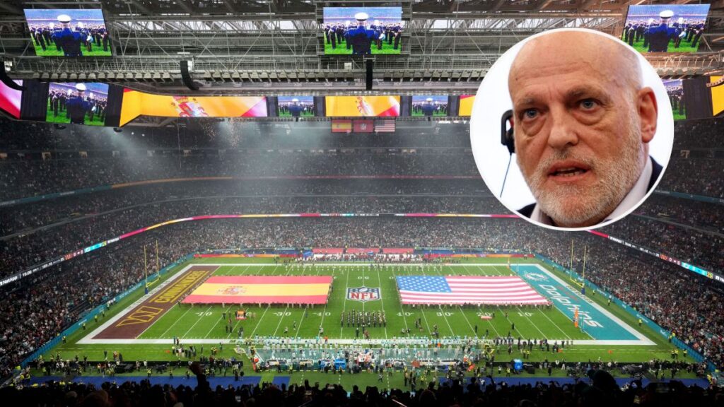 Tebas ataca al Real Madrid por el partido de NFL en el Bernabéu