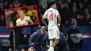 Toni Kroos mete las manos al fuego por Luis Díaz tras su expulsión ante el PSG