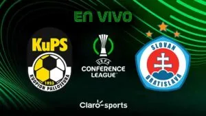 KuPS Kuopio vs Slovan Bratislava, en vivo: transmisión partido Conference League 2025 en directo