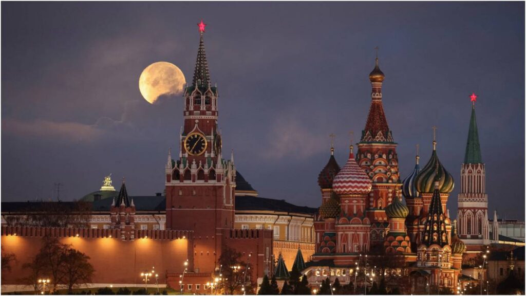 La superluna en Rusia. Reuters