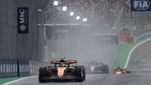 ¡Lando Norris, impecable! Se lleva la carrera sprint en el GP de Brasil