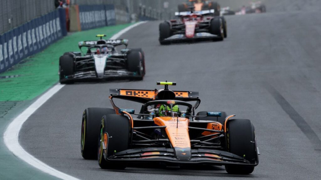 Lando Norris gana el GP de Brasil. | Reuters