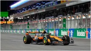 Lando Norris lidera las Prácticas Libres 2 de Las Vegas tras las banderas rojas