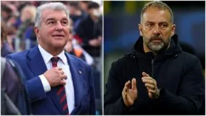 Laporta adelanta su deseo de renovar a Hansi Flick