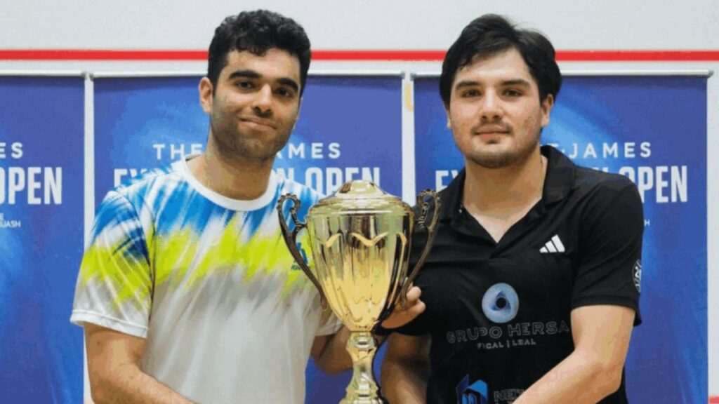 Mexicano, campeón en squash y esperanza de medalla en Los Angeles 2028