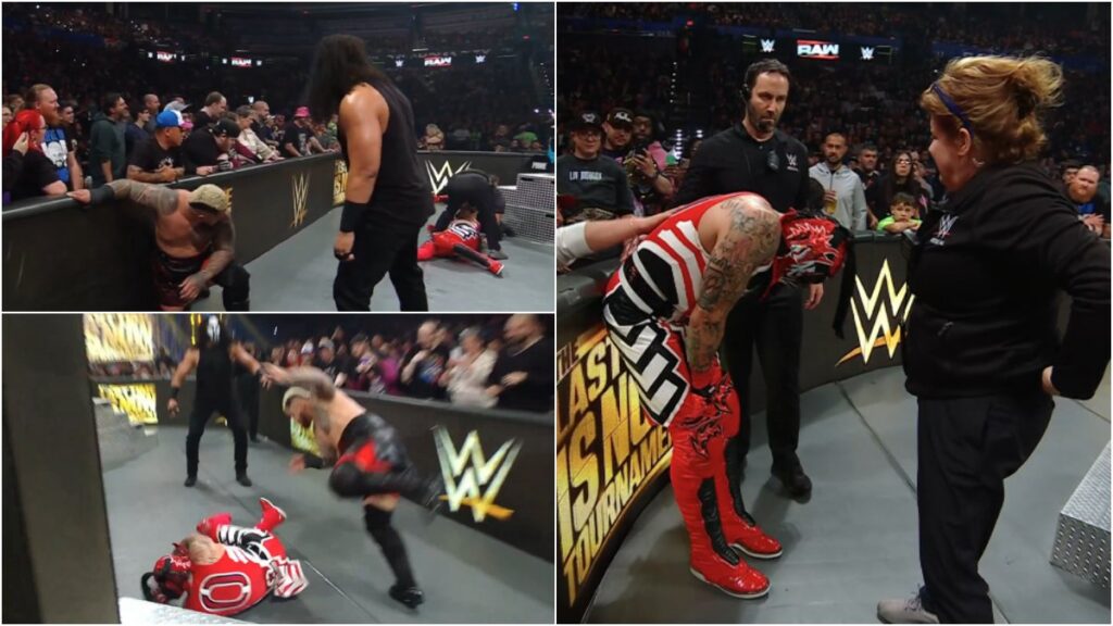 Penta Zero sufre lesión en RAW de la WWE. Foto print video