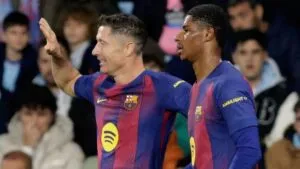 Lewandowski y la insólita razón por la que el Barcelona le habría pedido no meter más goles