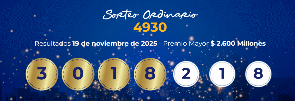 Resultado lotería de Manizales, 20 de noviembre del 2025 / Captura de Pantalla Lotería de Manizales