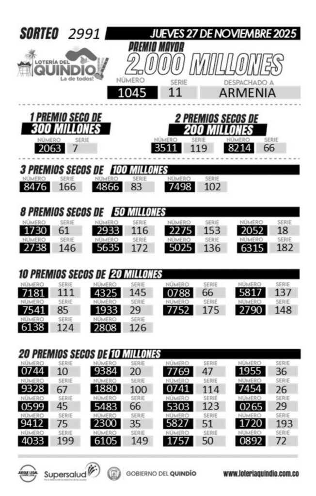 Lotería del Quindío