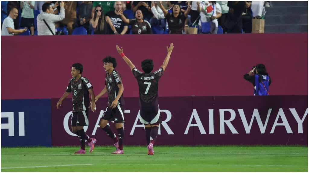 La selección mexicana venció a Argentina en la tanda de penales con un 4-5 tras una actuación destacada del portero Santiago López y Luis Gamboa | X: @miseleccionsubs