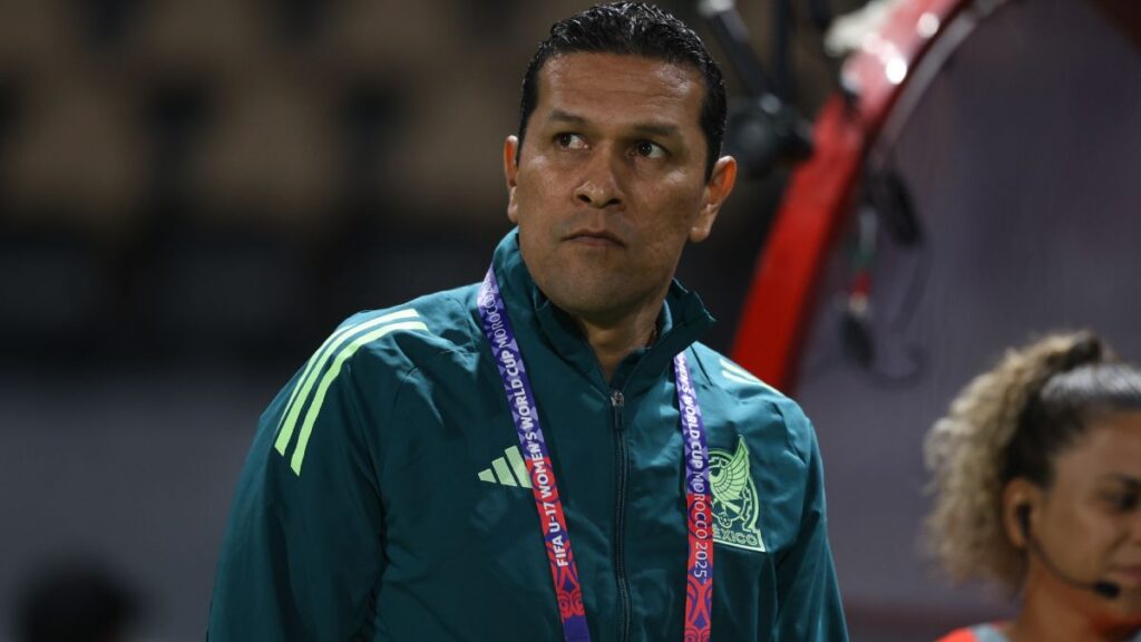 Miguel Gamero celebra el pase de México a semifinales del Mundial sub 17