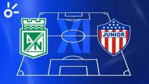Posibles alineaciones de Atlético Nacional vs Junior por los cuadrangulares de Liga BetPlay 2025-II