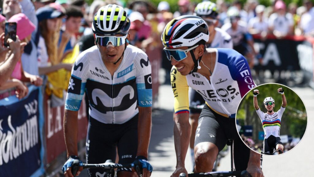 Nairo, Egan y Tadej Pogacar | Luca Bettini / AFP - AFP.