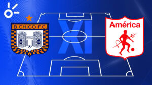 Alineaciones confirmadas de Boyacá Chicó vs América de Cali por la Liga BetPlay 2025-II
