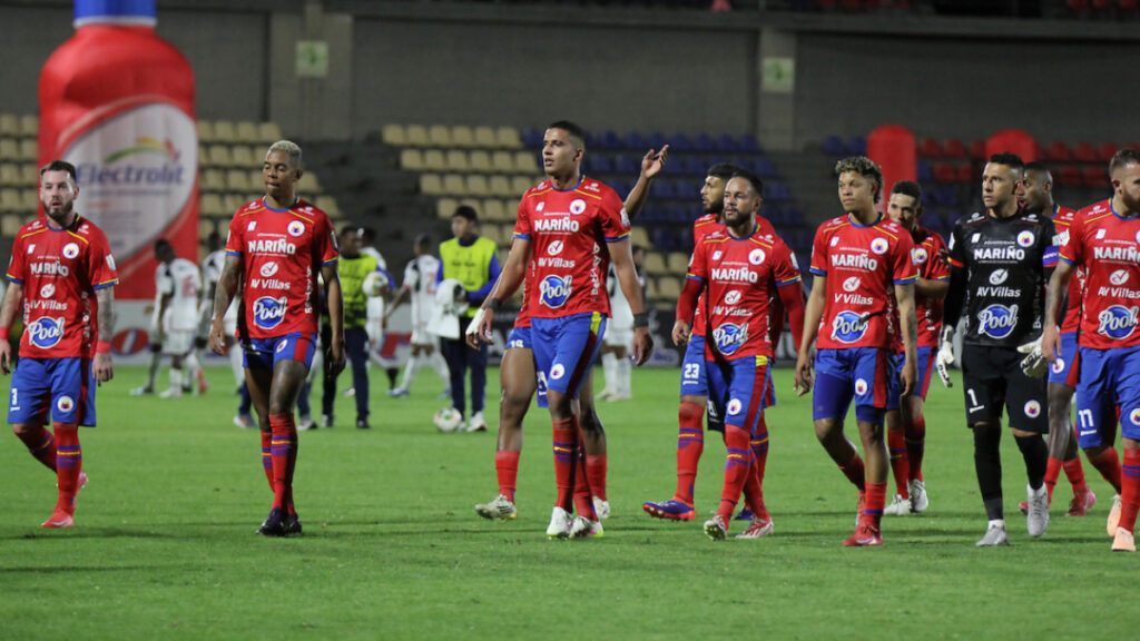 Jugadores de Deportivo Pasto. - Vizzor Image.