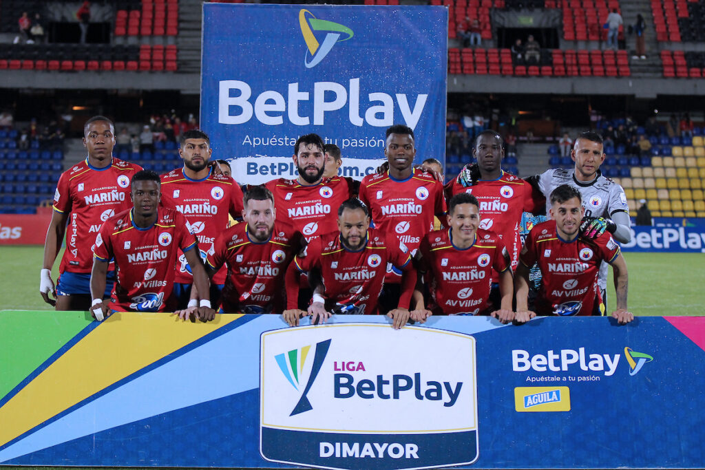 Jugadores de Deportivo Pasto. - Vizzor Image.