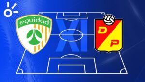 Alineaciones confirmadas de La Equidad vs Deportivo Pereira por la Liga BetPlay 2025-II