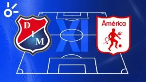 Alineaciones confirmadas de Medellín vs América por los cuadrangulares de Liga BetPlay 2025-II