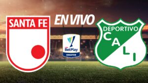Santa Fe vs Deportivo Cali, en vivo el partido de la Liga BetPlay 2025-II