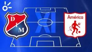 Alineaciones confirmadas de Independiente Medellín vs América por la Liga BetPlay 2025-II