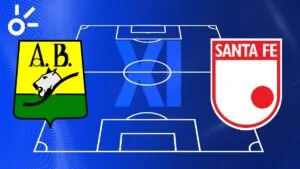 Alineaciones confirmadas de Atlético Bucaramanga vs Santa Fe por los cuadrangulares de la Liga BetPlay 2025-II