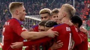 Raków golea al Rapid Wien con hat-trick de Lamine Diaby-Fadiga