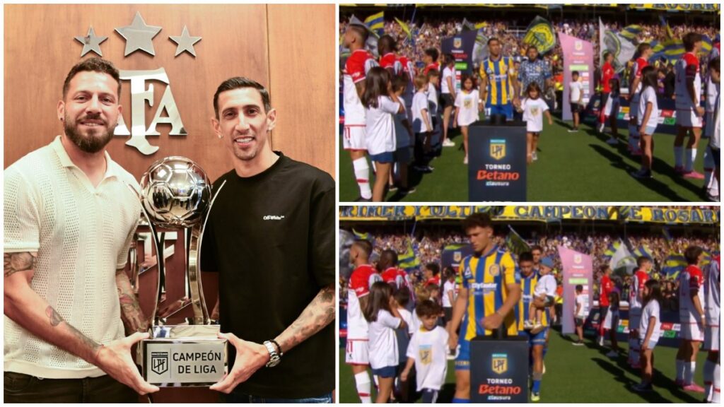 Rosario Central ganó el título sobre la mesa y Estudiantes protestó con un pasillo de espaldas