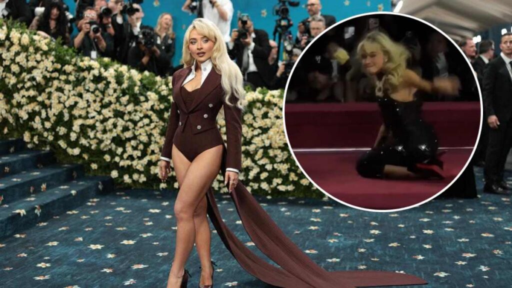 ¿Cuál fue la reacción de Sabrina Carpenter durante el concierto que ofreció en California?