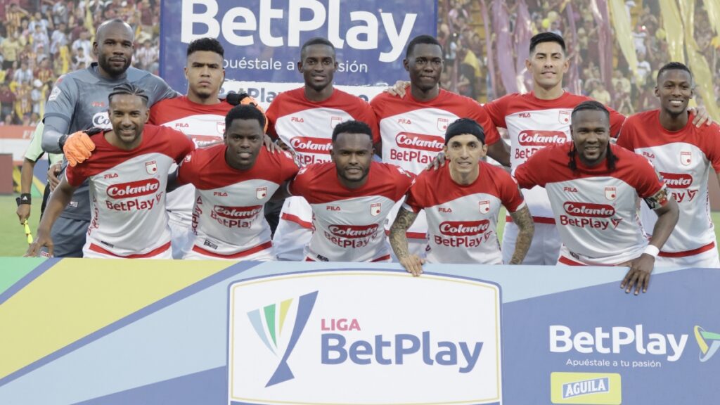 Once titular de Independiente Santa Fe en la fecha 4 de los cuadrangulares de la Liga BetPlay 2025-II.