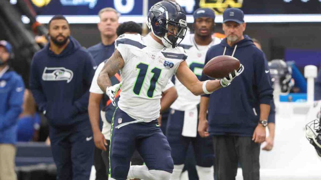 Jaxson Smith-Njigba en el Seahawks vs Rams NFL 2025