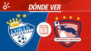 Cobán Imperial vs Mictlán en vivo: dónde mirar la Liga de Guatemala 2025