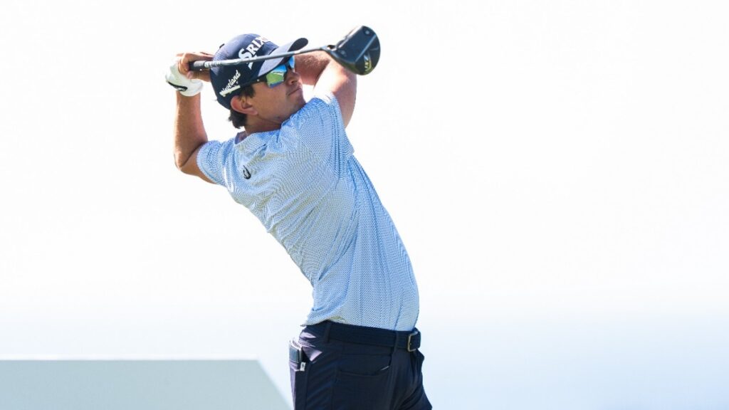 Nicolás Echavarría en competencia de golf / Foto: Nicolás Echavarría