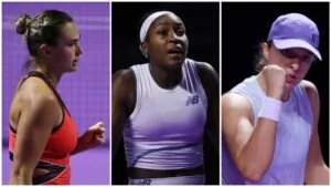 Swiatek y Sabalenka debutan con triunfo en las WTA Finals; Gauff pierde ante Pegula