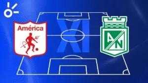 Posibles alineaciones de América vs Nacional por los cuadrangulares de Liga BetPlay 2025-II