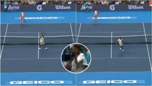 Anisimova es retada por un aficionado en Miami… ¡Y le gana un punto!