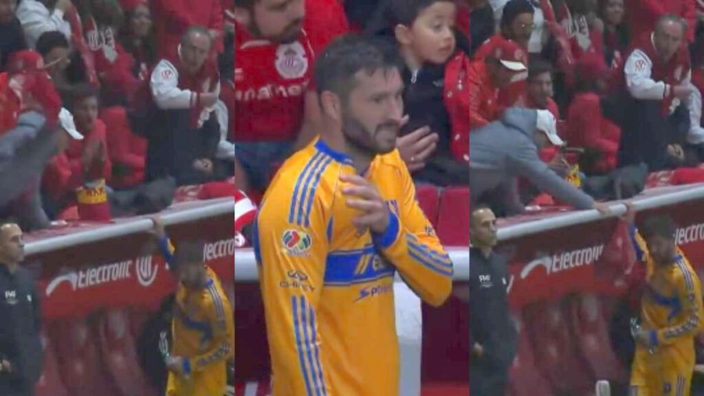 Gignac es agredido por aficionado tras salir de cambio ante Toluca