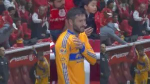 Gignac es agredido por aficionado tras salir de cambio ante Toluca